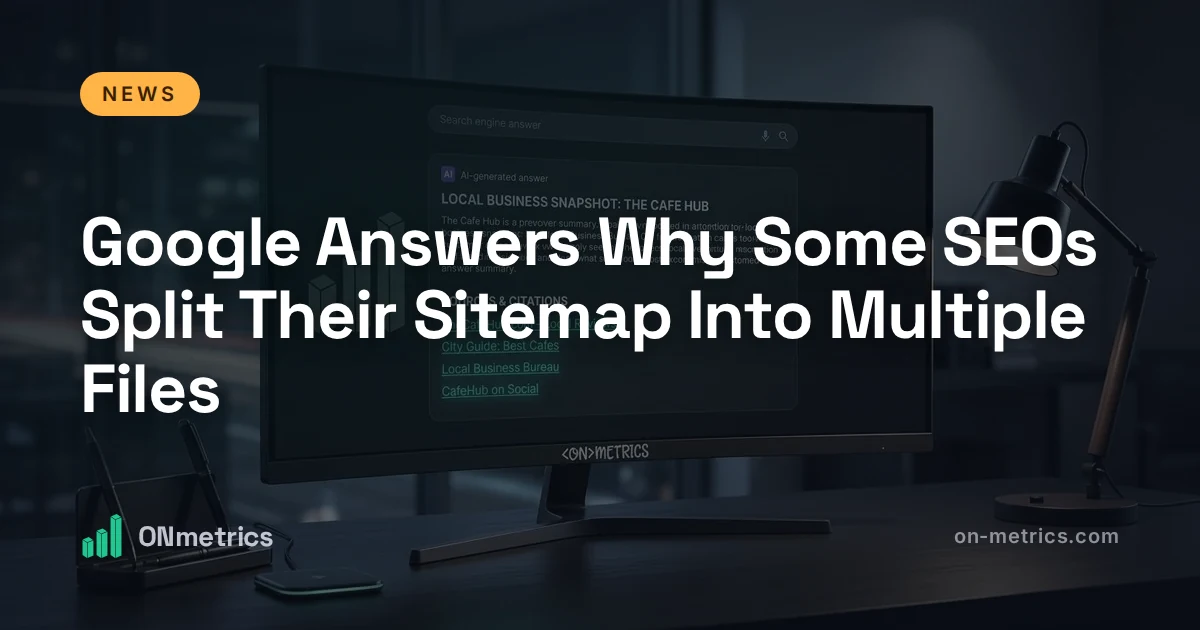 Google Answers Why Some SEOs Split Their Sitemap Into Multiple Files