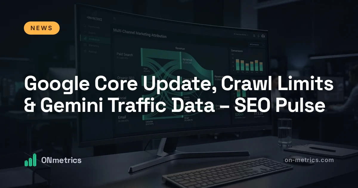 Google Core Update, Crawl Limits & Gemini Traffic Data – SEO Pulse