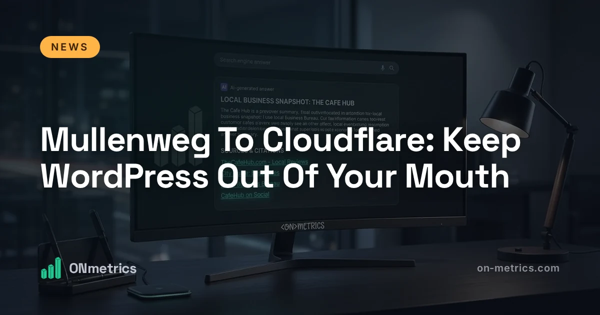 Mullenweg To Cloudflare: Keep WordPress Out Of Your Mouth