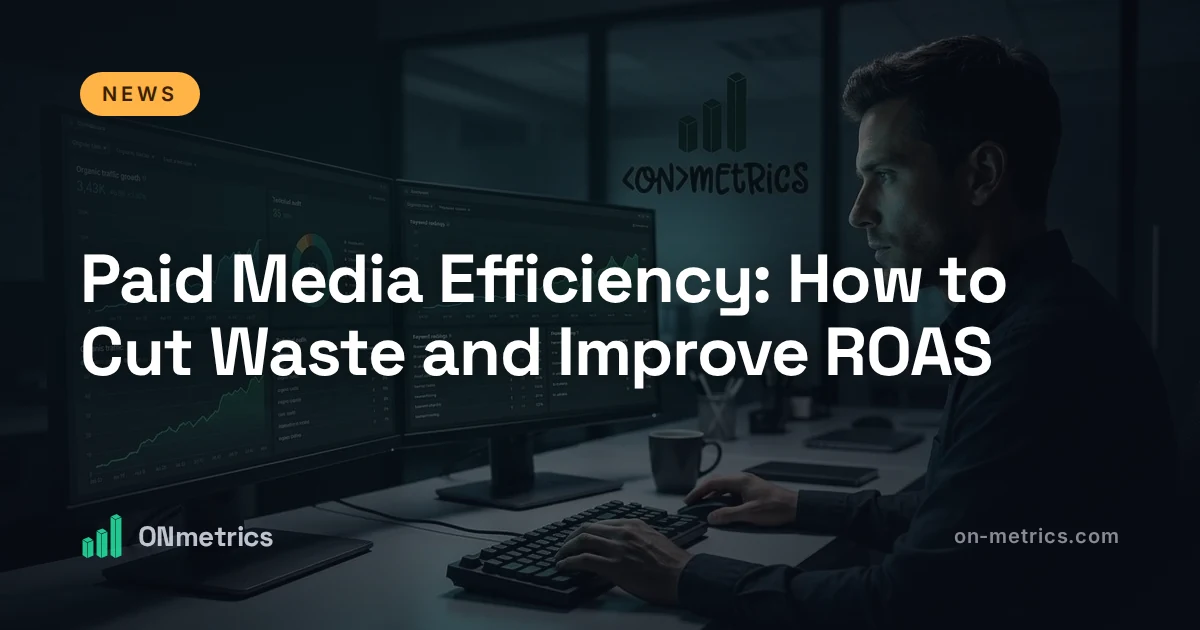 Paid Media Efficiency: How to Cut Waste and Improve ROAS